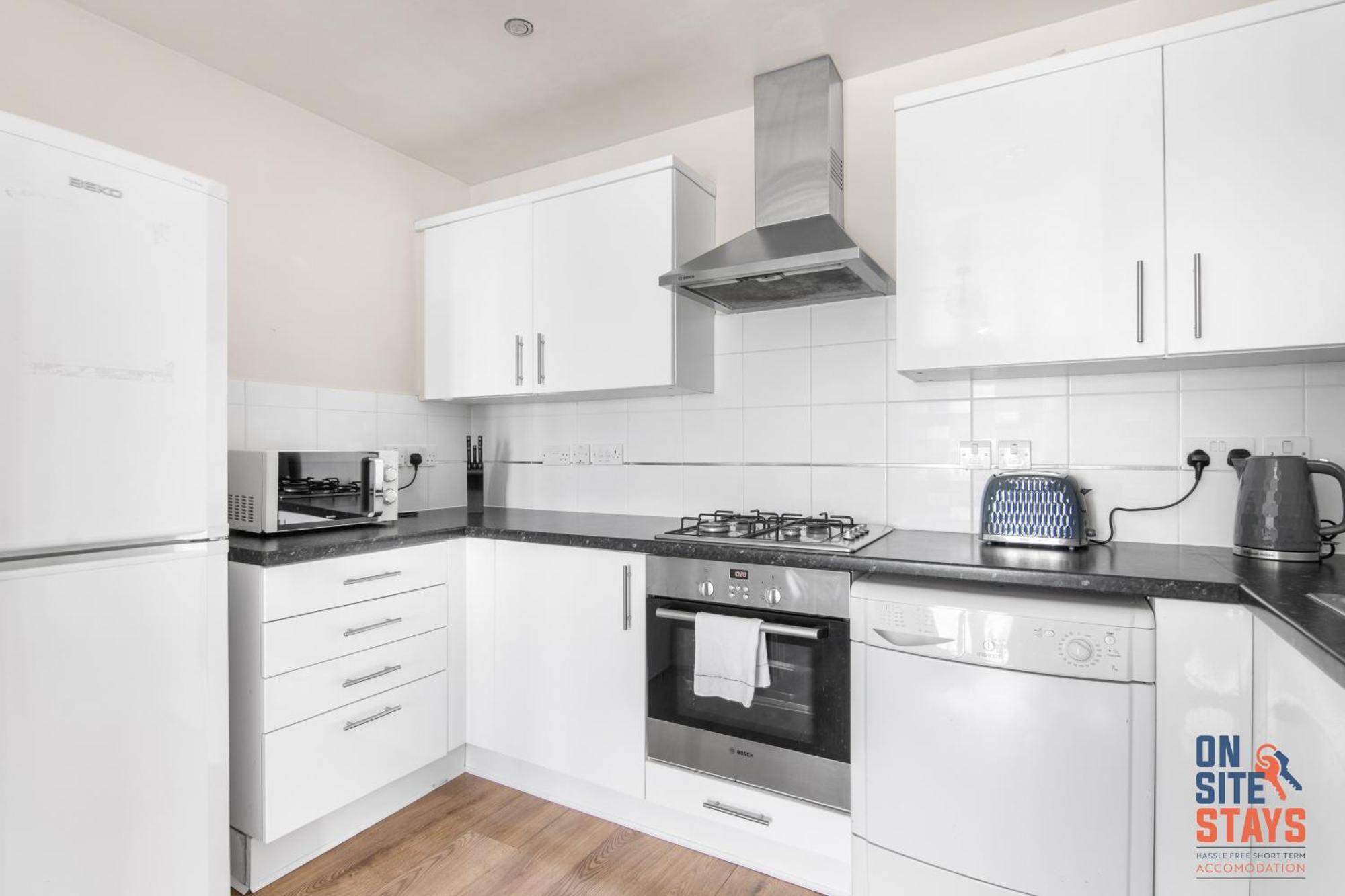 Onsitestays - Cosy 2-Bedroom Apartment With Free Parking, Wi-Fi & London Links Northfleet 외부 사진